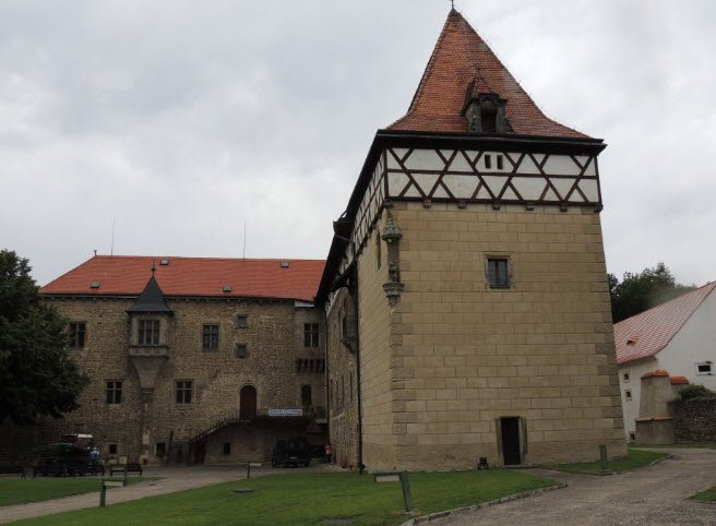 Former Water Castle Budyně Nad Ohri, Budyně nad Ohří, Czech Republic (Czechia)